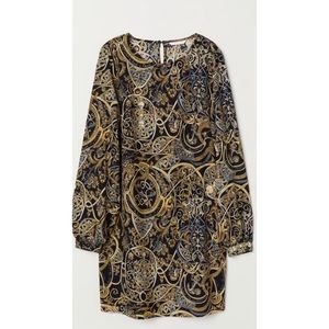 H&M Pattern Mini Dress. NWOT